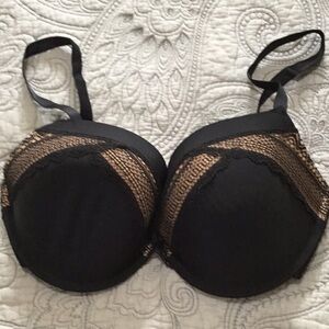 Panache Black Lace Bra 34 FF